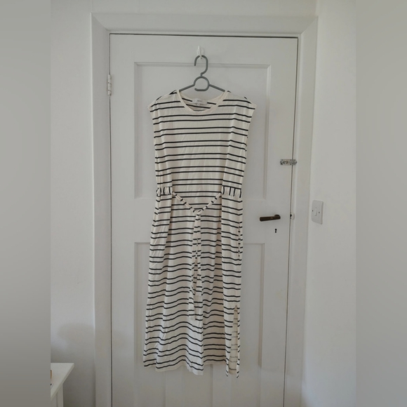 Striped Sleeveless Dress - Picture 1 of 5